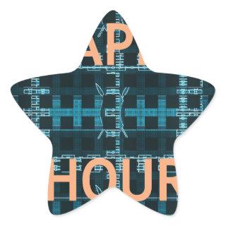 Happy Hour Star Sticker