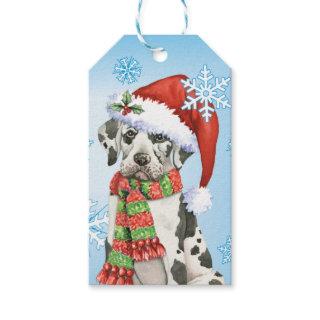 Happy Howliday Great Dane Gift Tags