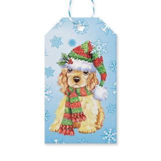 Happy Howlidays Cocker Spaniel Gift Tags