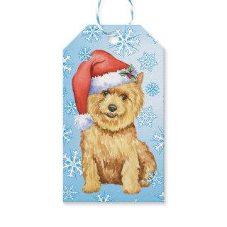 Happy Howlidays Norwich Terrier Gift Tags