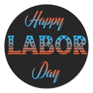Happy Labor Day Sign Sticker