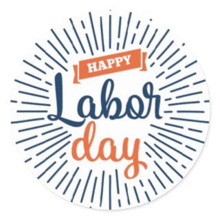 Happy Labor Day works Stickers & Labels