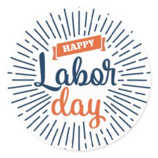 Happy Labor Day works Stickers & Labels