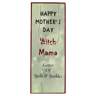 Happy Mother's Day Witch Mama design Wine Gift Bag