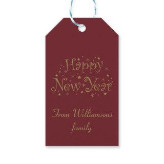 happy new year celebrate event Personalized Gift Tags