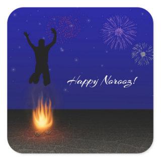 Happy Norooz Chahar-Shanbeh-Suri Square Sticker