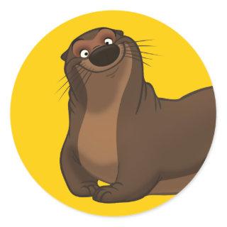 Happy Otter Stickers