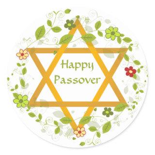 Happy Passover Magen David Sticker
