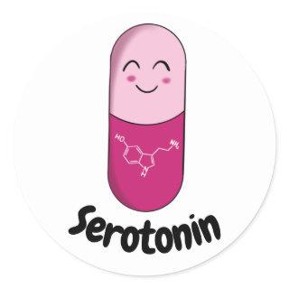 Happy Pill Sticker - Serotonin