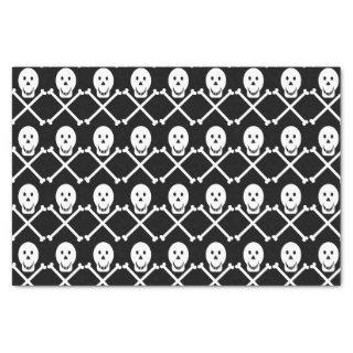 happy skulls crossbones tissue paper