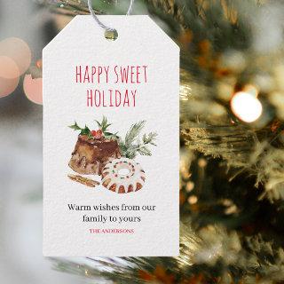 Happy Sweet Holiday | Christmas Gift Tags