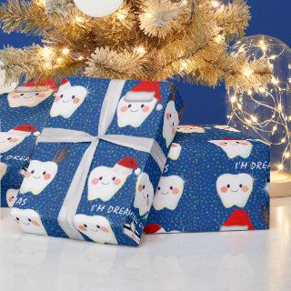 Happy Teeth and Snow  Blue Christmas