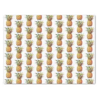 Happy Tropical Pineapples Tissue Paper