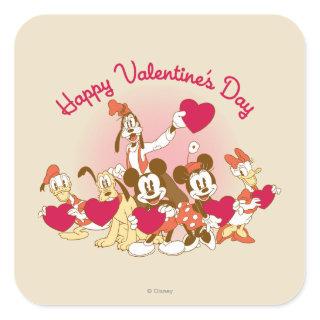 Happy Valentine's Day Square Sticker