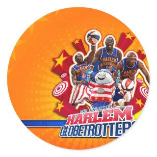 Harlem GlobeTrotter's Group Picture Classic Round Sticker