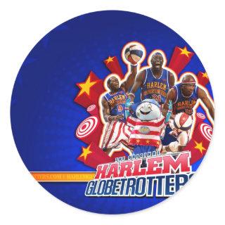 Harlem GlobeTrotter's Group Picture Classic Round Sticker