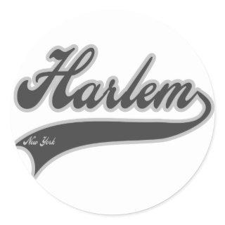 Harlem New York Classic Round Sticker