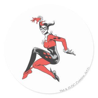 Harley Quinn 1 Classic Round Sticker