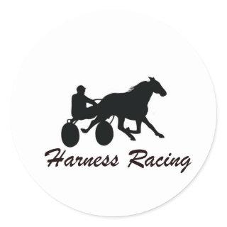 Harness Racing Classic Round Sticker
