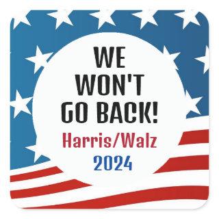 Harris/Walz 2024 Design  Square Sticker