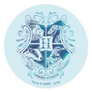 Harry Potter | Aguamenti HOGWARTS™ Crest Classic Round Sticker