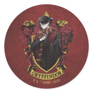 HARRY POTTER™ | Anime HARRY POTTER™ Crest Classic Round Sticker