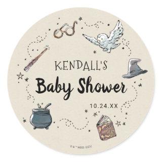 Harry Potter Baby Shower Classic Round Sticker