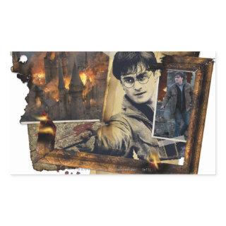 Harry Potter Collage 7 Rectangular Sticker