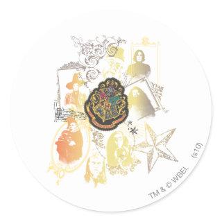 Harry Potter | Colorful Hogwarts Crest Classic Round Sticker