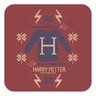 HARRY POTTER™ Cross-Stitch Sweater Graphic Square Sticker