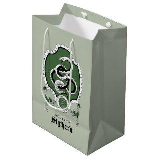 HARRY POTTER™ | Delicate Sketch SLYTHERIN™ Crest Medium Gift Bag