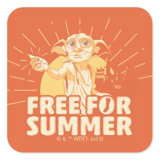 HARRY POTTER™ | Dobby Free For Summer Square Sticker