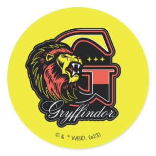 HARRY POTTER™ | GRYFFINDOR™ Athletic Badge Classic Round Sticker