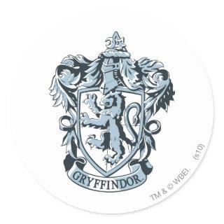 Harry Potter | Gryffindor Crest Blue Classic Round Sticker