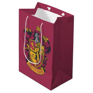 Harry Potter | Gryffindor Crest Gold and Red Medium Gift Bag