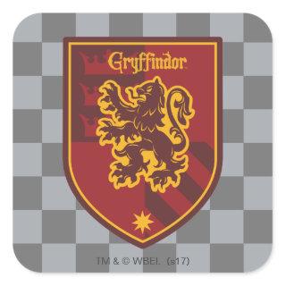 Harry Potter | Gryffindor House Pride Crest Square Sticker