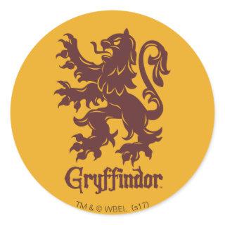 Harry Potter | Gryffindor Lion Graphic Classic Round Sticker