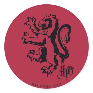 Harry Potter | Gryffindor Lion Icon Classic Round Sticker