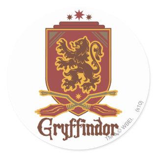 Harry Potter | Gryffindor QUIDDITCH™  Badge Classic Round Sticker