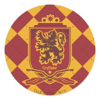 Harry Potter | Gryffindor QUIDDITCH™  Crest Classic Round Sticker