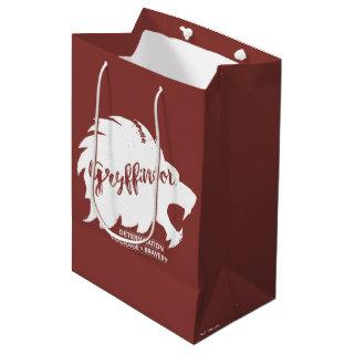 Harry Potter | GRYFFINDOR™ Silhouette Typography Medium Gift Bag