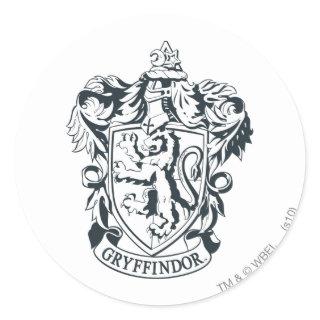 Harry Potter | Gryffindor Stencil Sketch Classic Round Sticker