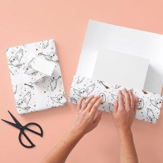 Harry Potter | Hedwig Pattern - Baby Shower Wrappi  Sheets