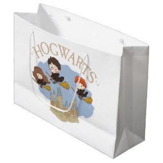 HARRY POTTER™, Hermione, & Ron Fly Over HOGWARTS™ Large Gift Bag