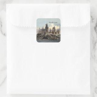 Harry Potter | Hogwarts Baby Shower Thank You Square Sticker
