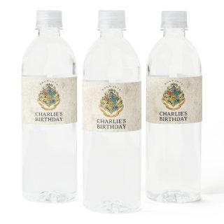 Harry Potter | Hogwarts Birthday Water Bottle Label