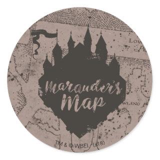 Harry Potter | HOGWARTS™ Castle Marauder's Map Classic Round Sticker