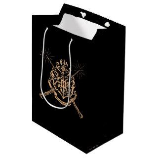 Harry Potter | Hogwarts Crossed Wands Crest Medium Gift Bag