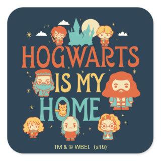 HARRY POTTER™ | HOGWARTS™ IS MY HOME SQUARE STICKER