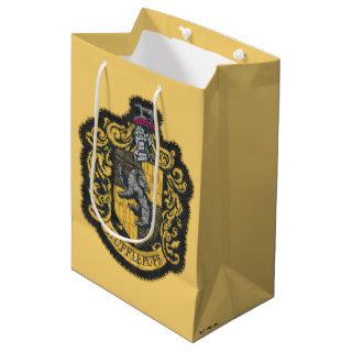 Harry Potter | Hufflepuff Crest Patch Medium Gift Bag